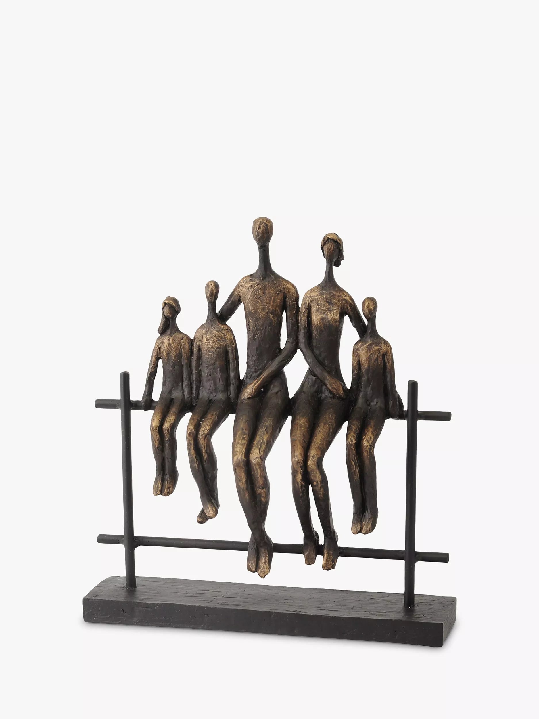 Libra Interiors Duxford bench family sculpture - British product