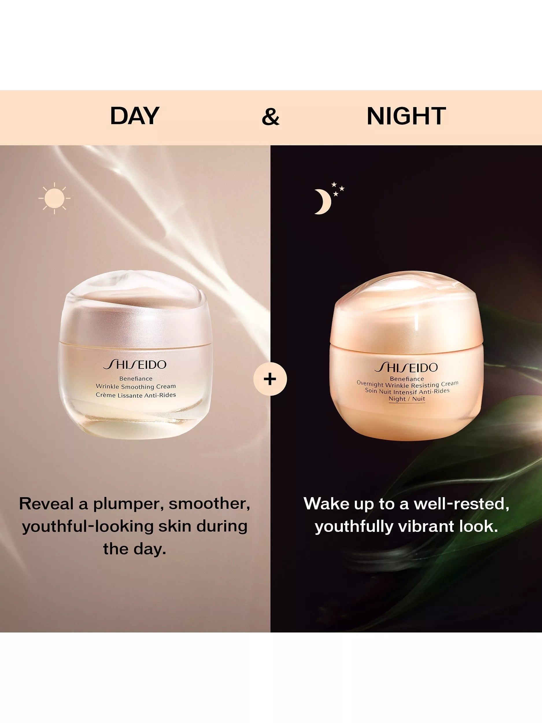 Shiseido Benefiance Overnight Wrinkle Resisting Cream 50ml - British product