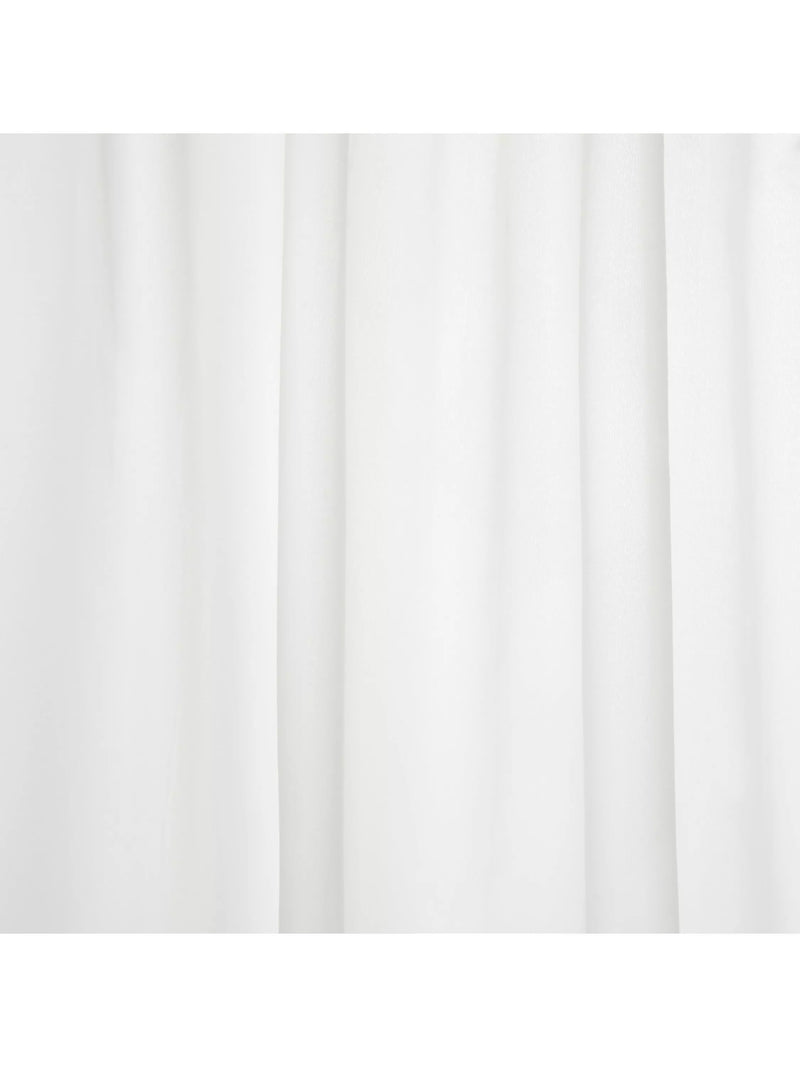 John Lewis white recycled polyester shower curtain 180x180cm - British product