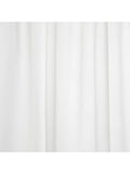 John Lewis white recycled polyester shower curtain 180x180cm - British product