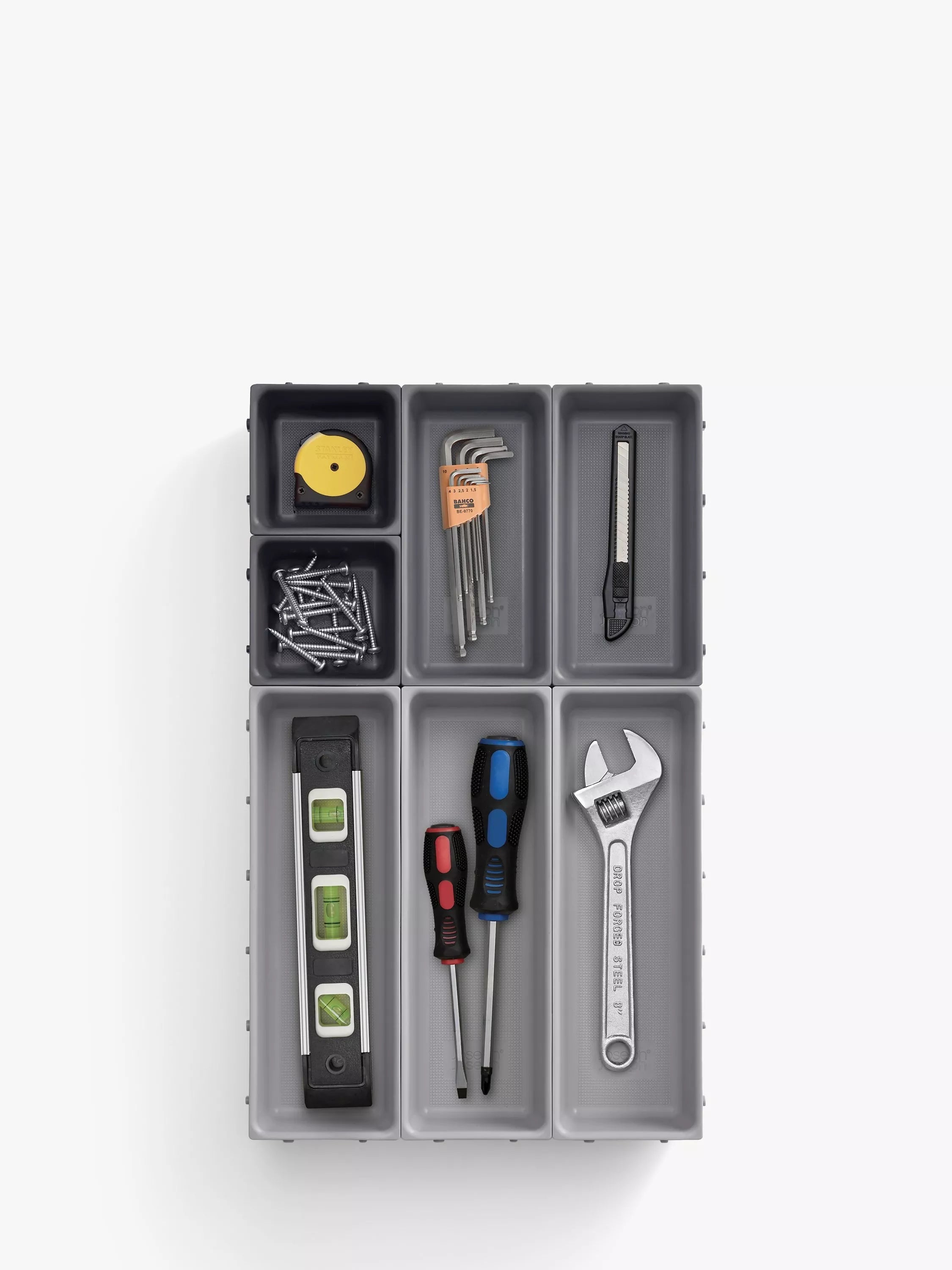 Joseph Joseph Blox 7 piece drawer organiser set (British brand)