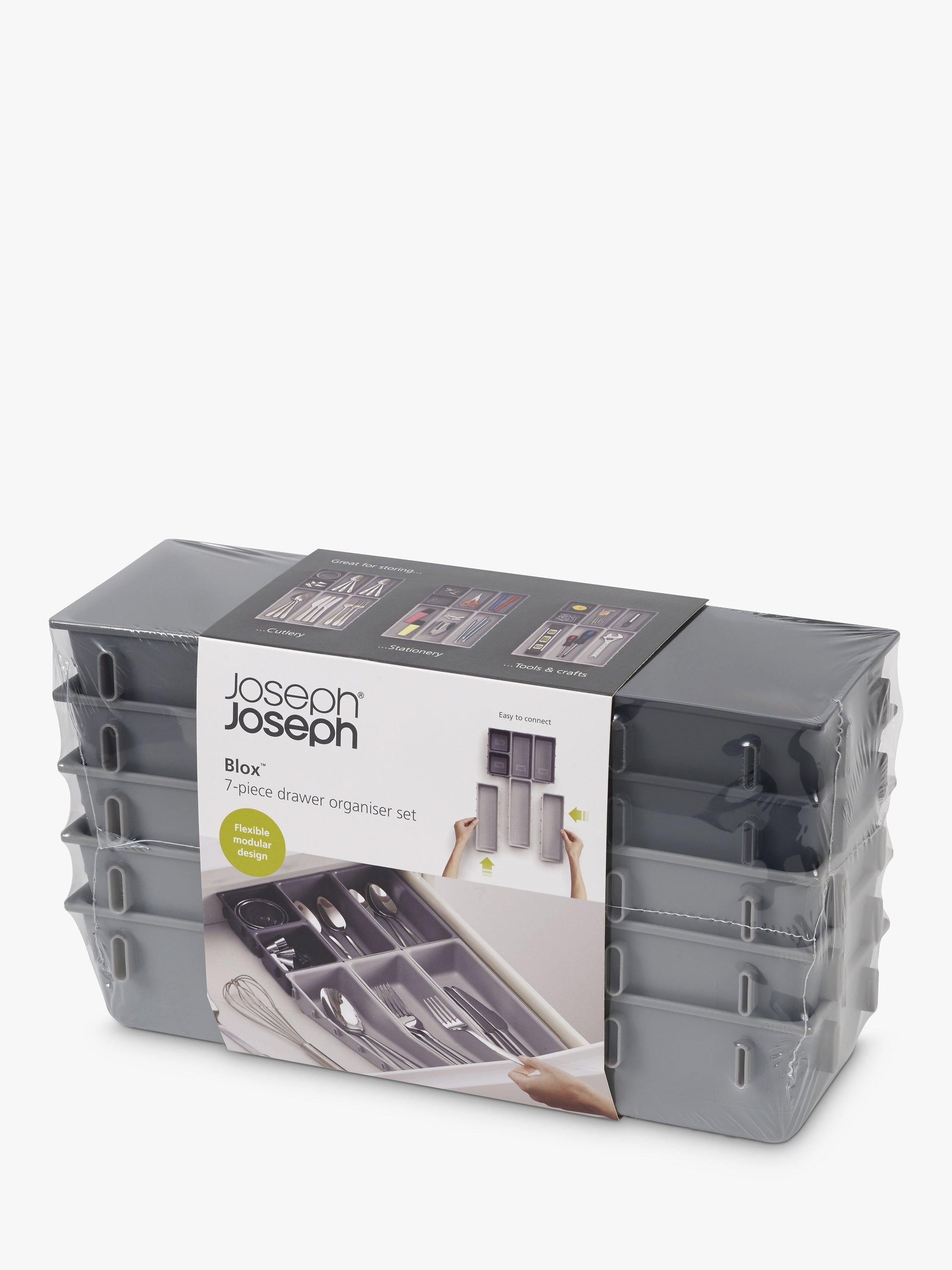 Joseph Joseph Blox 7 piece drawer organiser set (British brand)