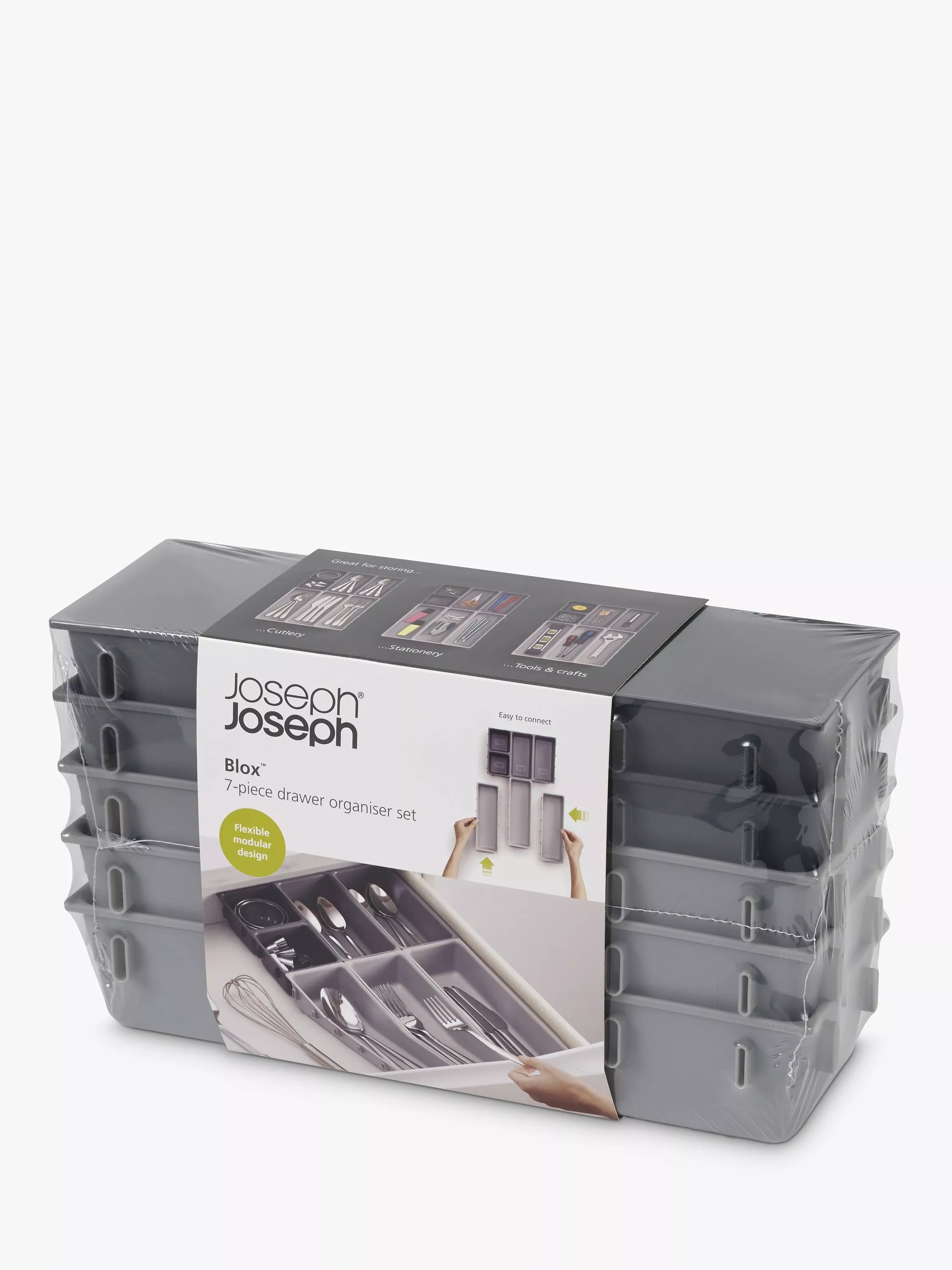 Joseph Joseph Blox 7 piece drawer organiser set (British brand)