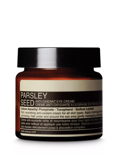 John Lewis Aesop Parsley Seed Anti-Oxidant Eye Cream, 10ml- Buy online at McGrocer