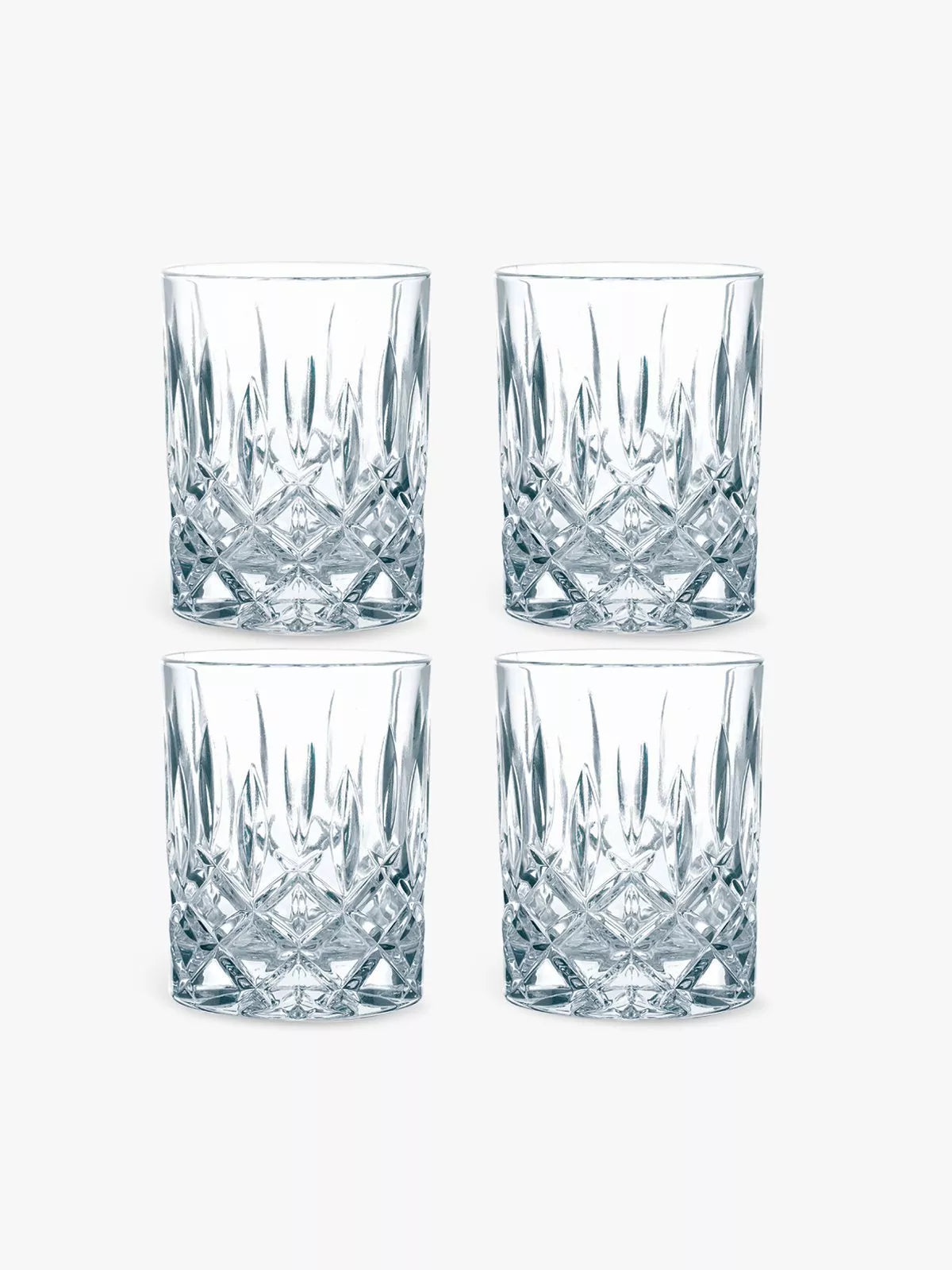 Nachtmann cut crystal glass tumblers set of 4 - British product