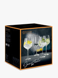 Nachtmann Noblesse cut crystal gin glasses set of 4 640ml - British product