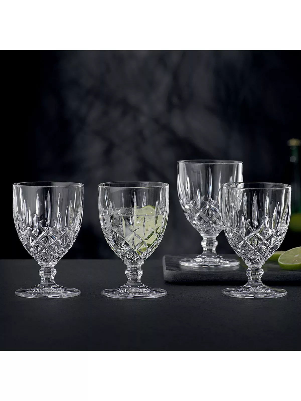 Nachtmann crystal wine goblets set of four 350ml, imported from the UK