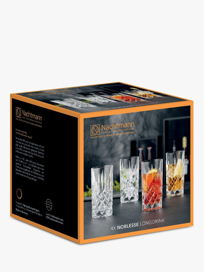 Nachtmann highball crystal glass set 375ml (British brand)