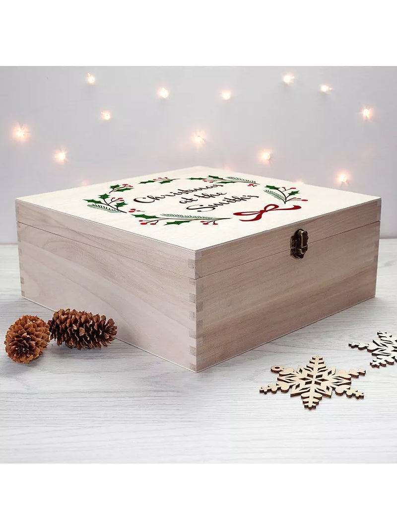 Treat Republic Personalised Jolly Holly Christmas Eve Box (British brand)