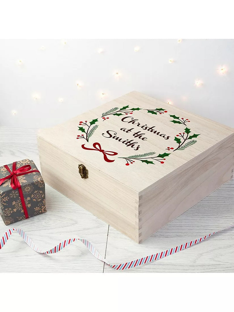 Treat Republic Personalised Jolly Holly Christmas Eve Box (British brand)