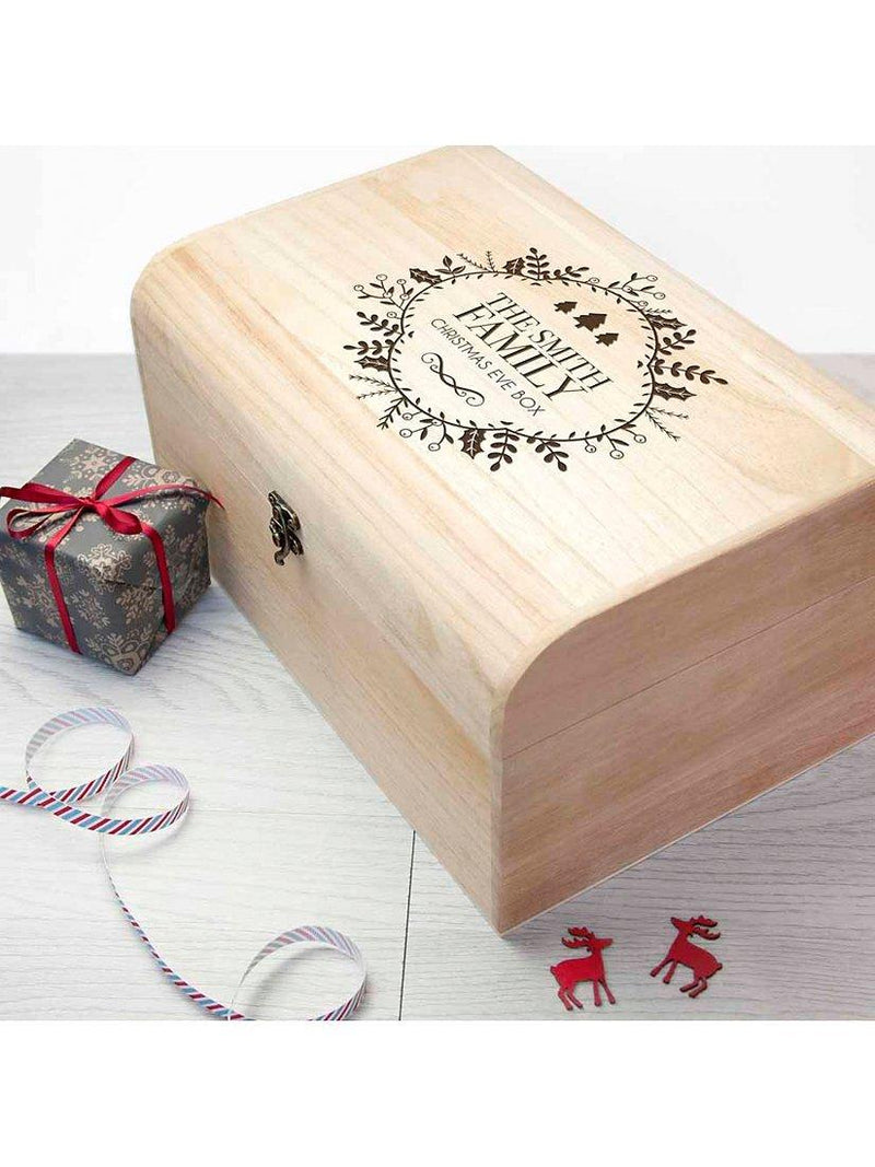 Treat Republic personalised traditional family Christmas Eve gift box (British brand)