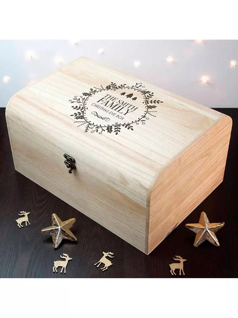 Treat Republic personalised traditional family Christmas Eve gift box (British brand)