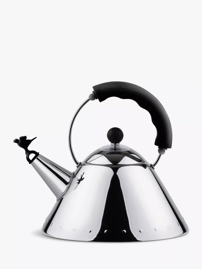 John Lewis Alessi Stovetop Kettle with Bird Whistle 2L- Buy online at McGrocer