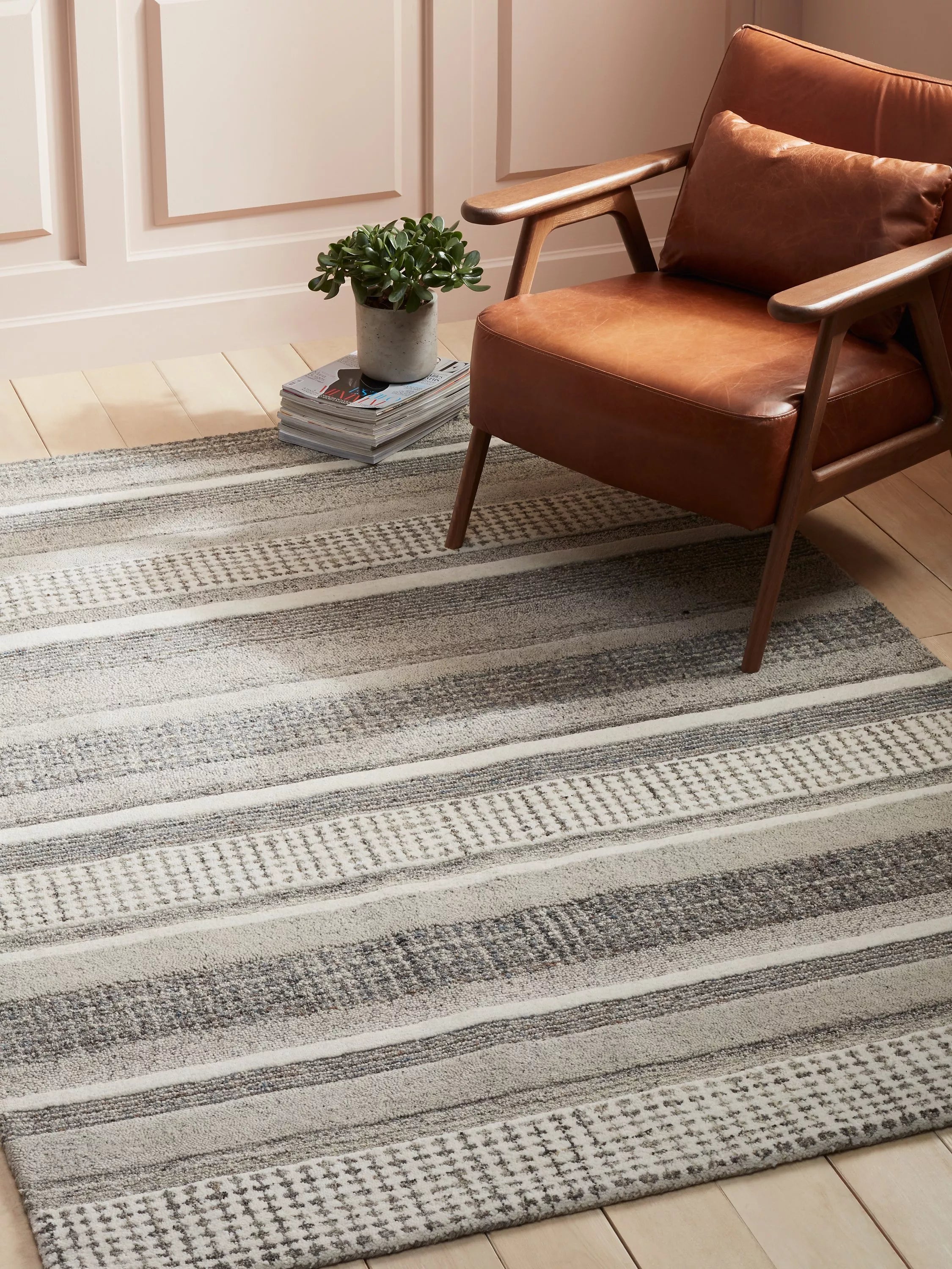 John Lewis Mosserud Stripe Rug 120x180cm UK version