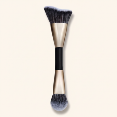 No7 Pro Artist Radiance Duo Dual-Ended Blush and Bronze Brush