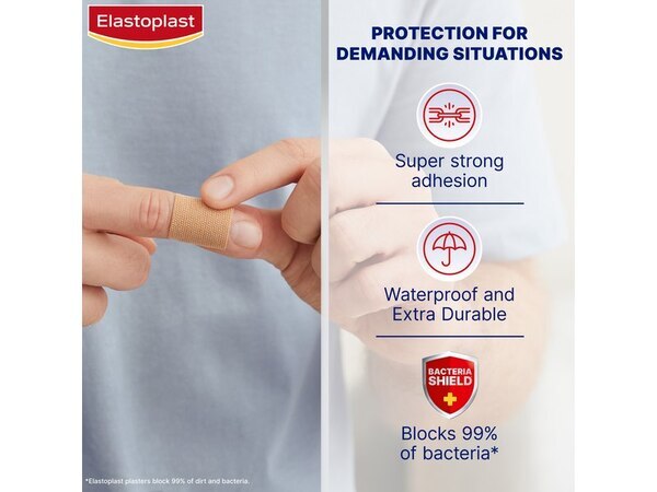 Elastoplast Tough Strip Plasters x12 GOODS Superdrug   