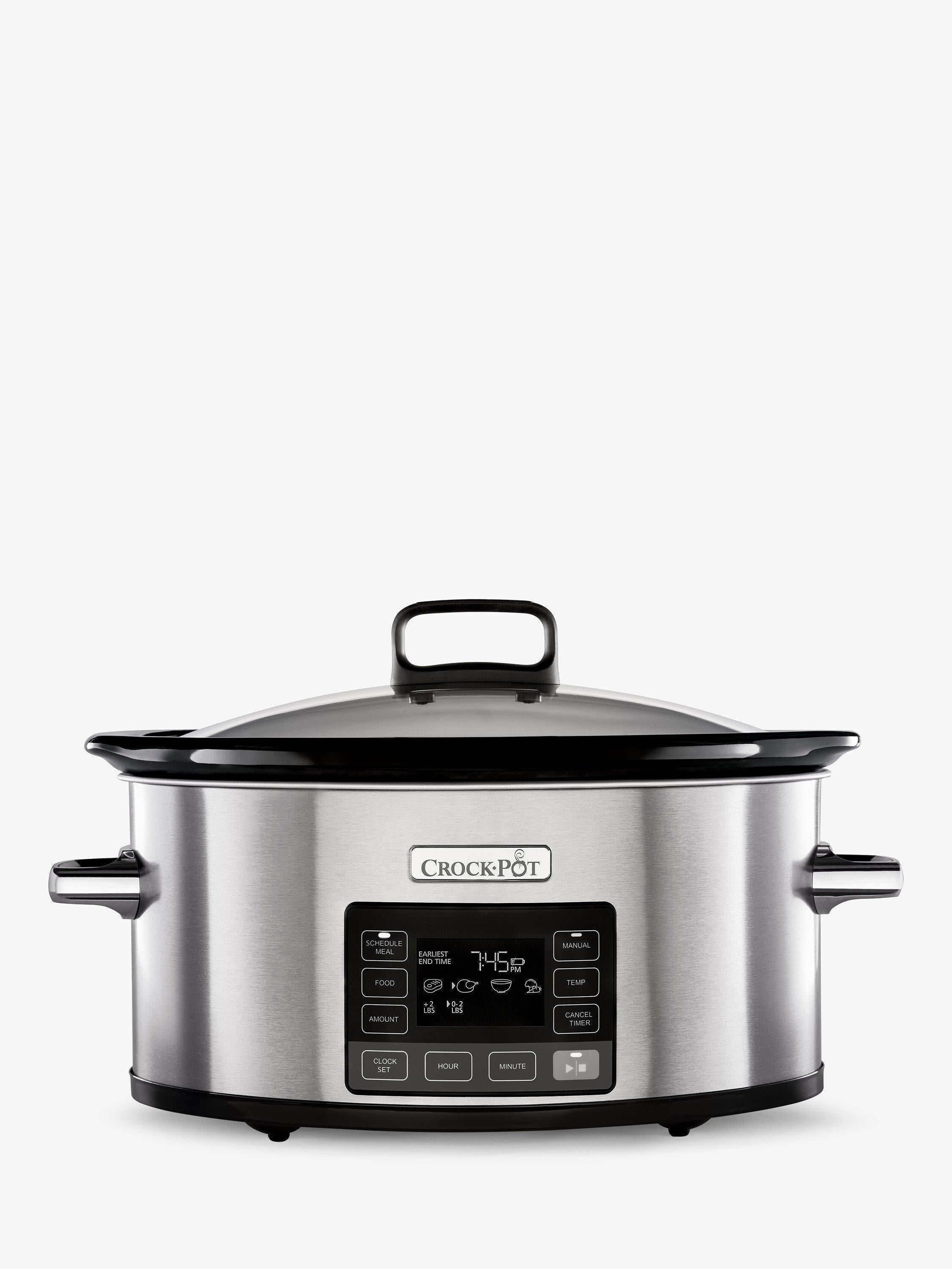 TimeSelect Slow Cooker بوعاء سيراميك سعة 5.6 لتر