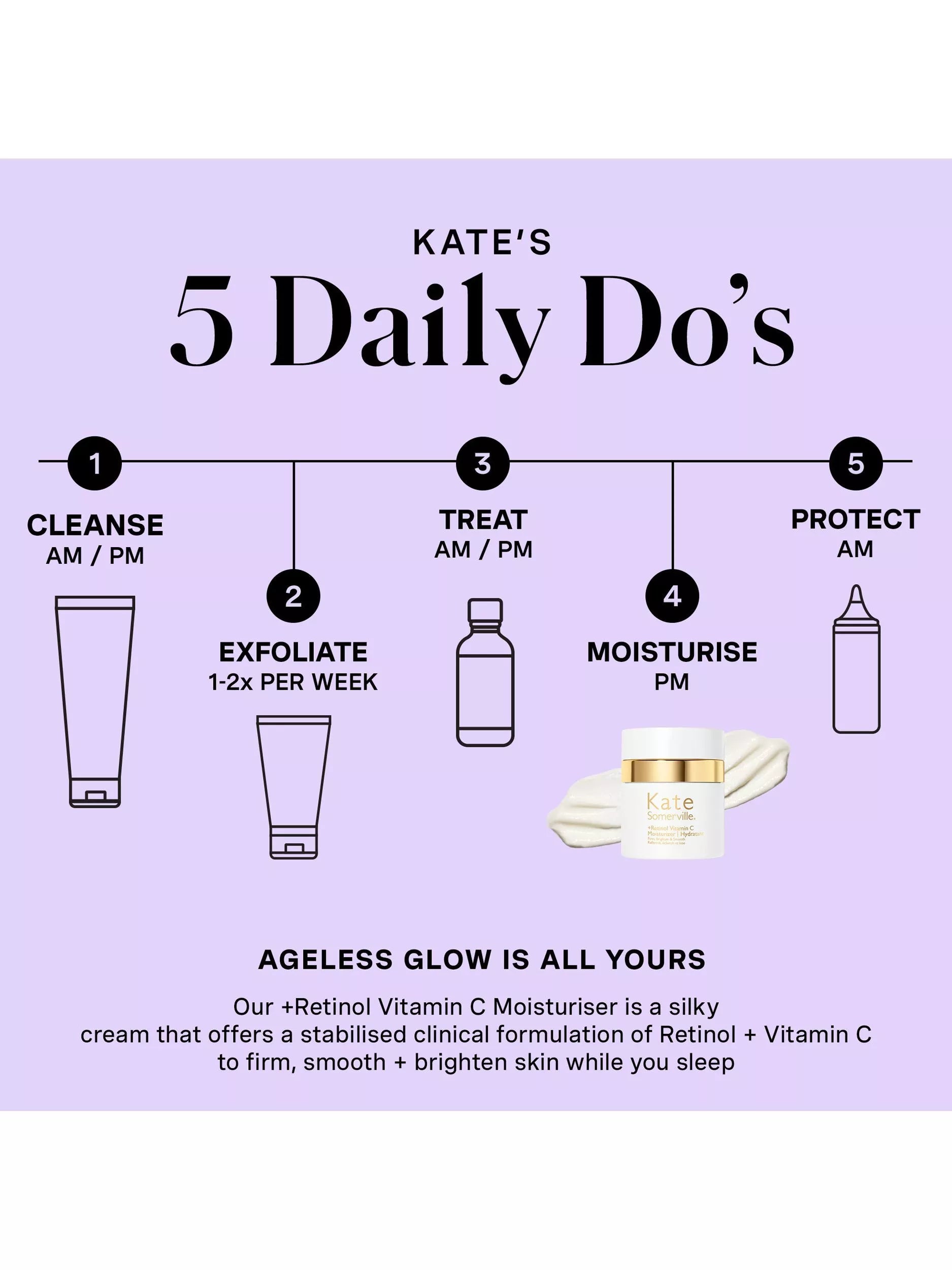 Kate Somerville Retinol Vitamin C Moisturiser 50ml, UK version