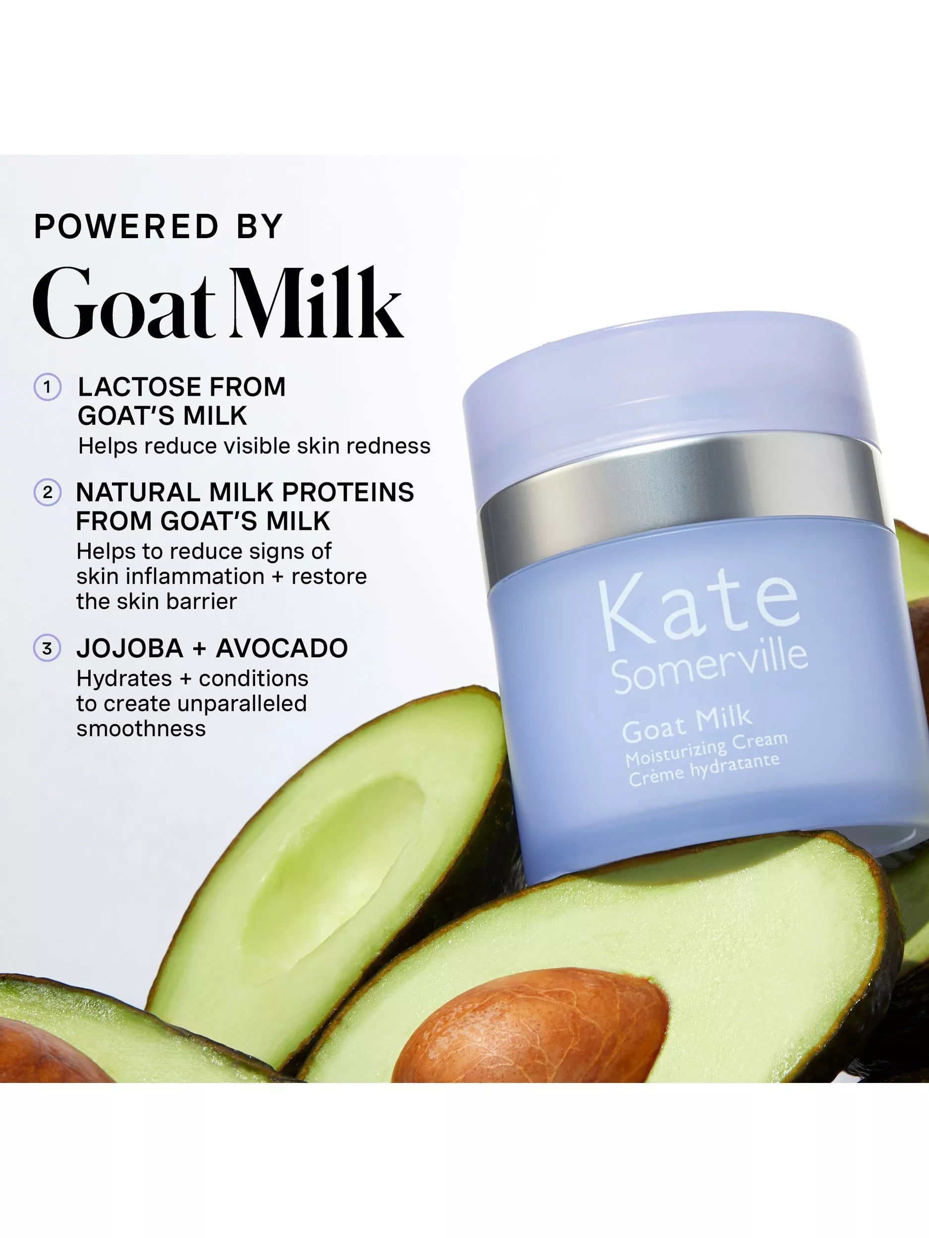 Kate Somerville goat milk moisturising cream 50ml, UK version