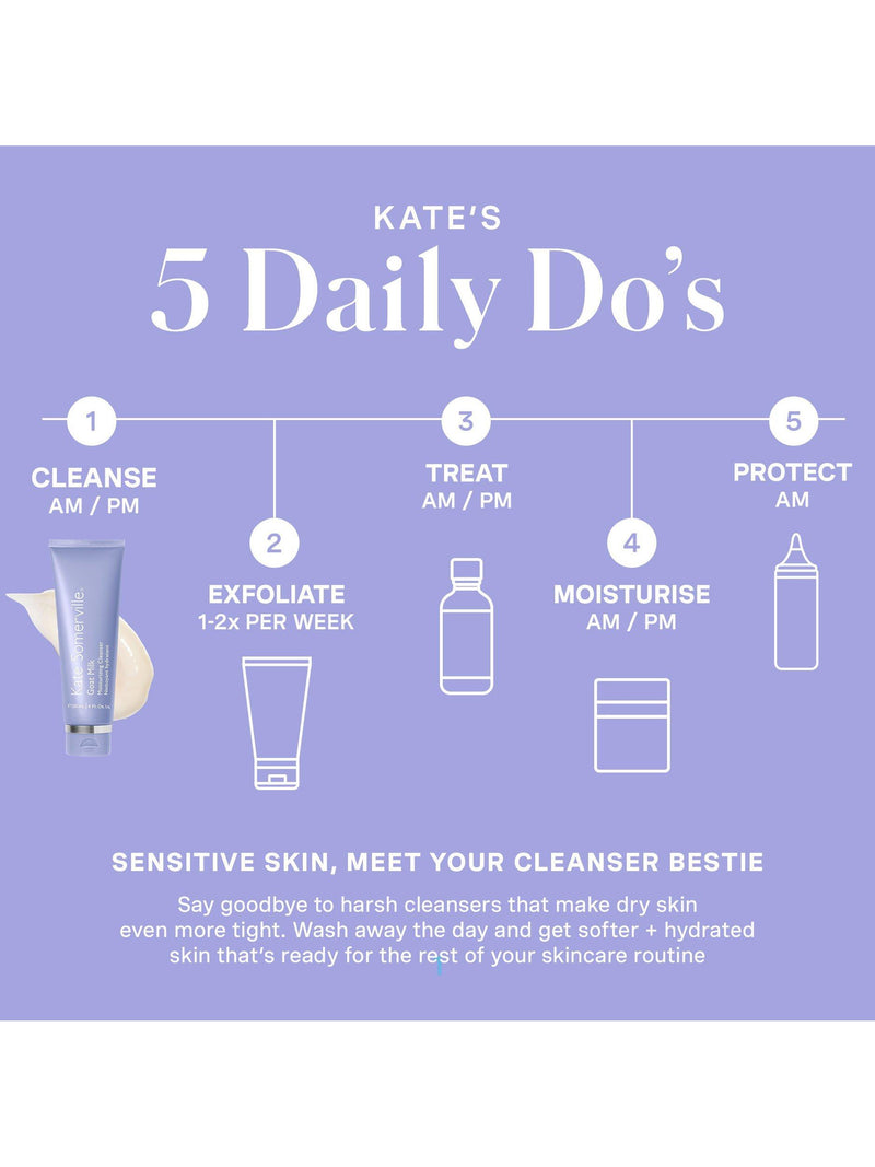 Kate Somerville goat milk moisturising cleanser 120ml, UK version