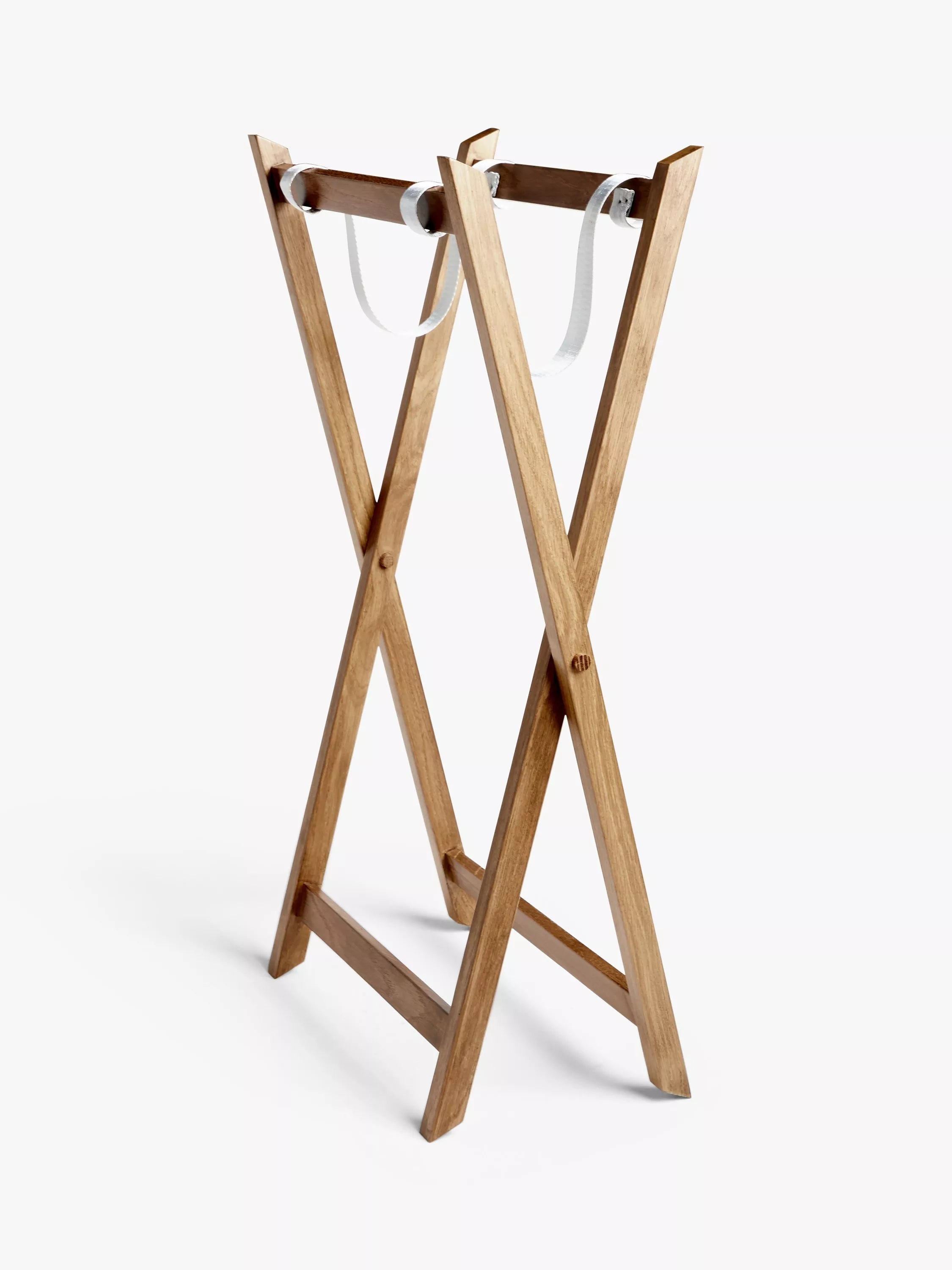 John Lewis natural oak wood butler tray with foldable stand, UK version