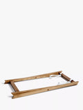 John Lewis natural oak wood butler tray with foldable stand, UK version