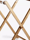 John Lewis natural oak wood butler tray with foldable stand, UK version
