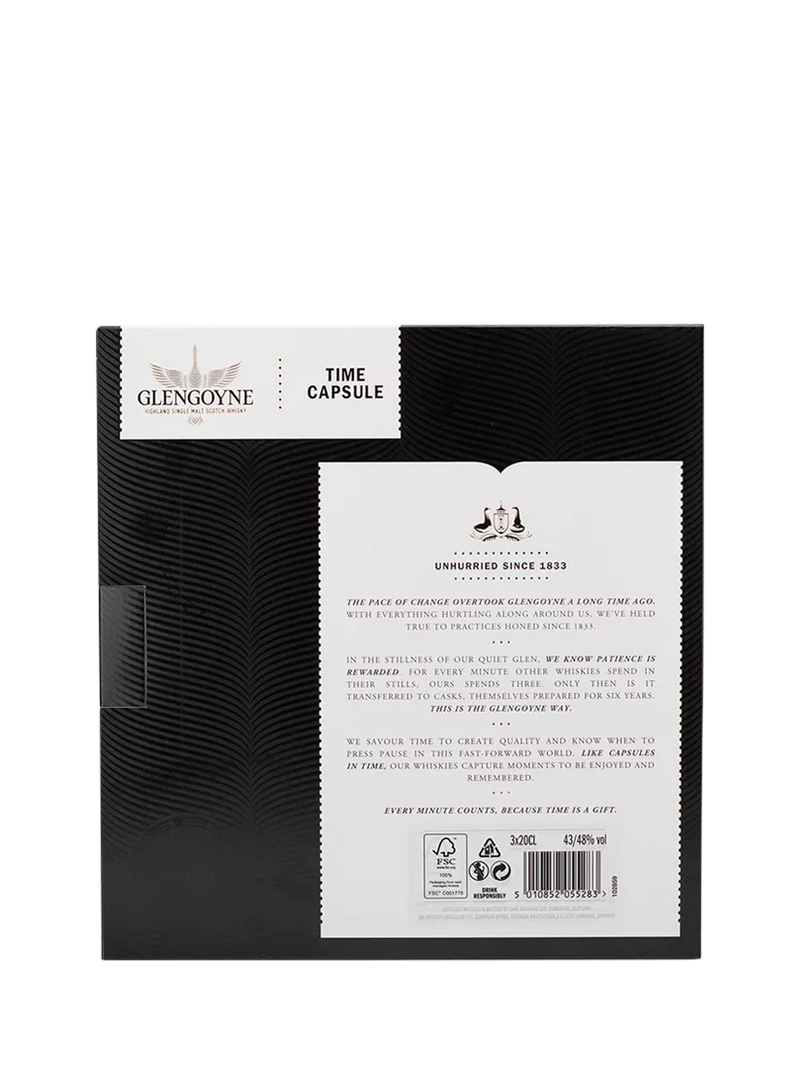 Glengoyne whisky gift pack assorted single malts 3x 20cl - British product