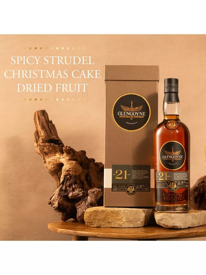 Glengoyne 21 Year Old Highland Single Malt Whisky 70cl, UK version
