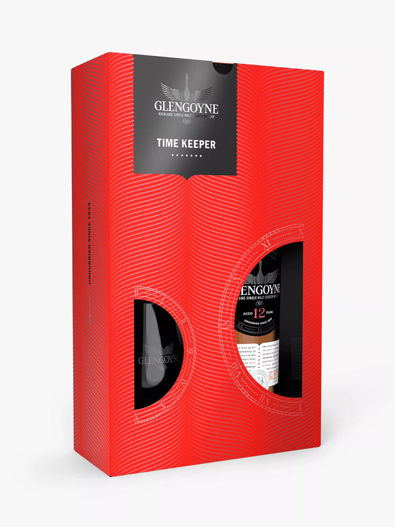 Glengoyne Time Keeper Whisky Gift Set, 70cl