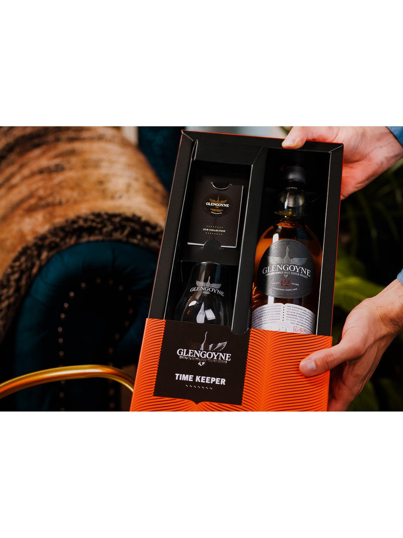 Glengoyne Time Keeper whisky gift set 70cl, UK version