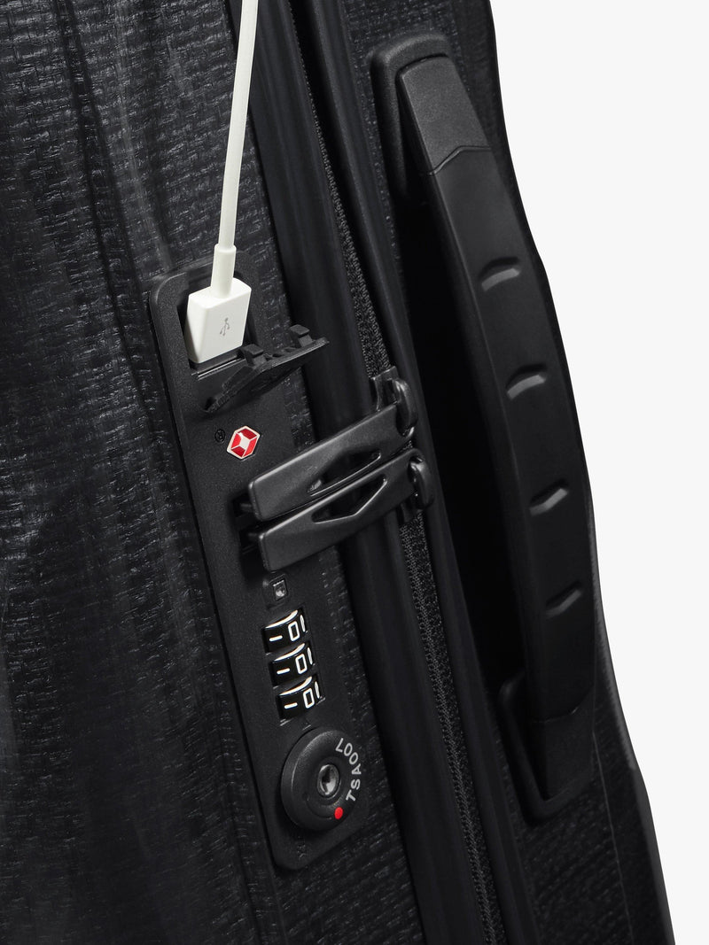 Samsonite C-Lite spinner 55cm expandable cabin case, imported from the UK