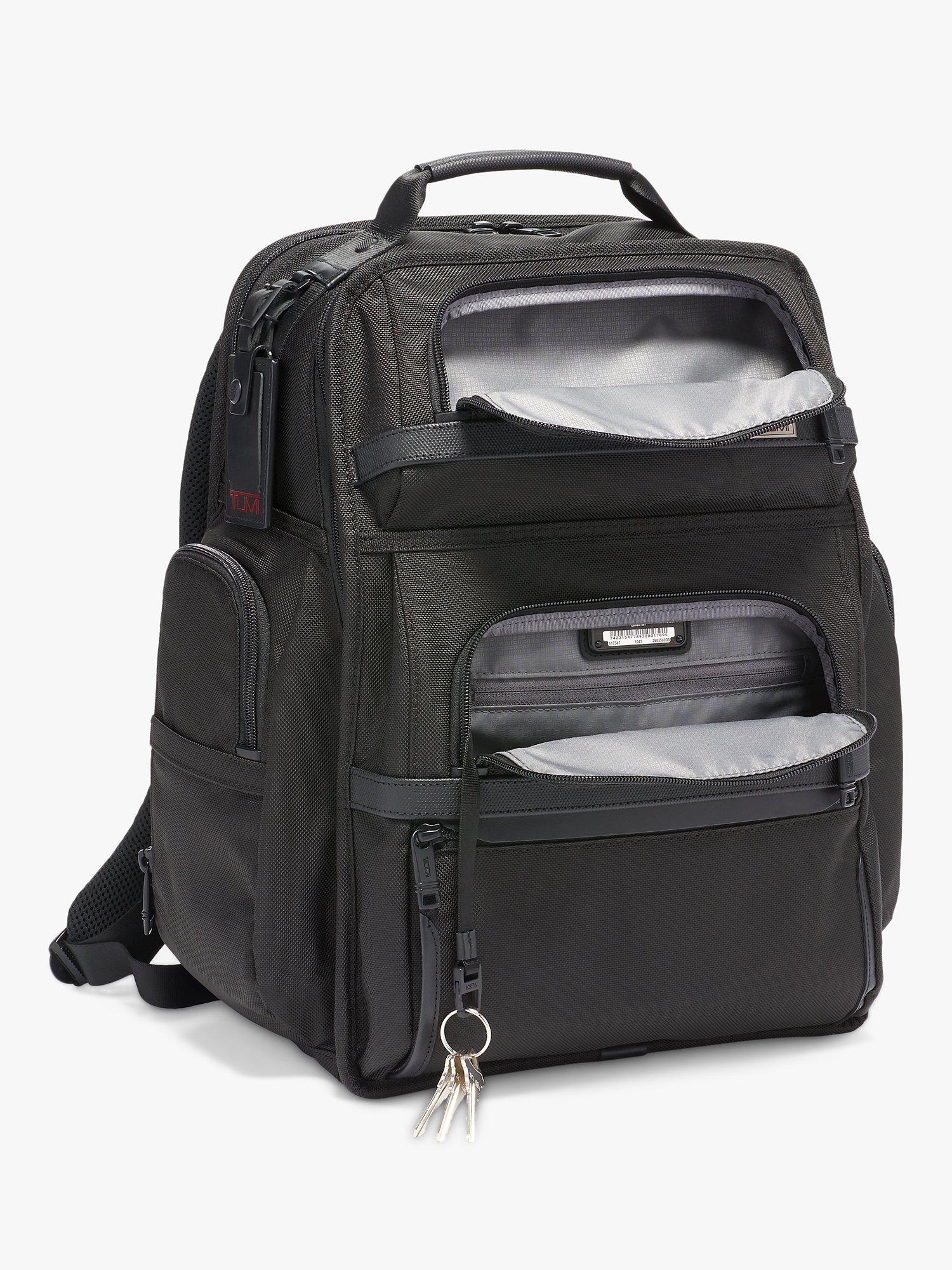 TUMI Alpha 3 Brief Pack Backpack Black - British product
