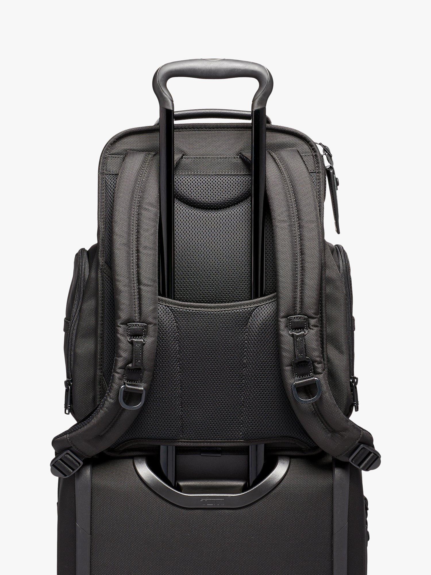 TUMI Alpha 3 Brief Pack Backpack Black - British product