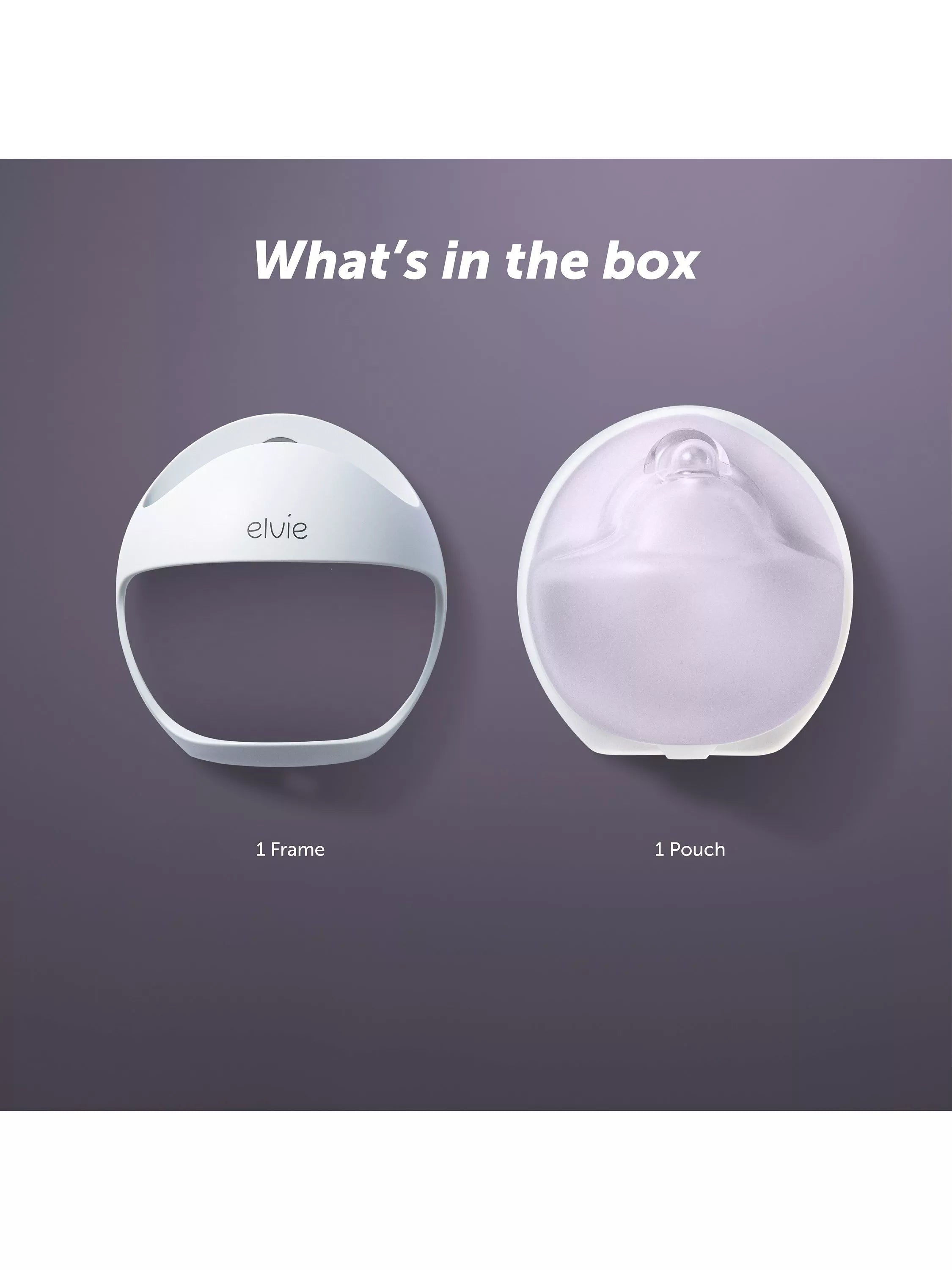 Elvie manual silicone wearable breast pump - British product