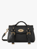 Mulberry Mini Alexa Heavy Grain Leather Cross Body Bag, imported from the UK