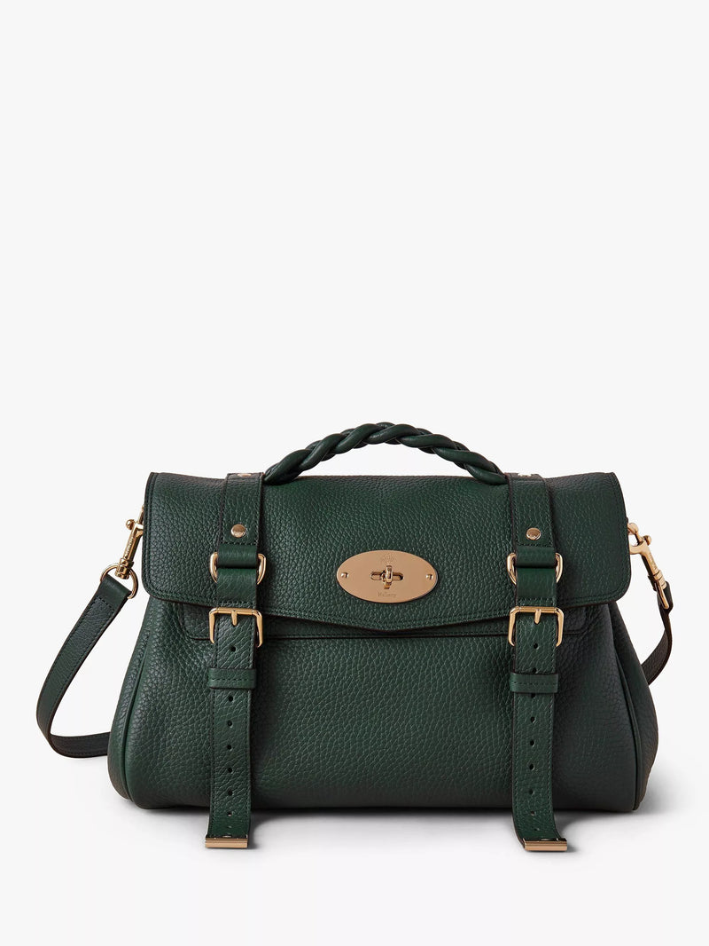 Mulberry Alexa Heavy Grain Leather Shoulder Bag