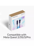 Meta Quest Link Cable 5m for Quest 3 2 Pro (British brand)