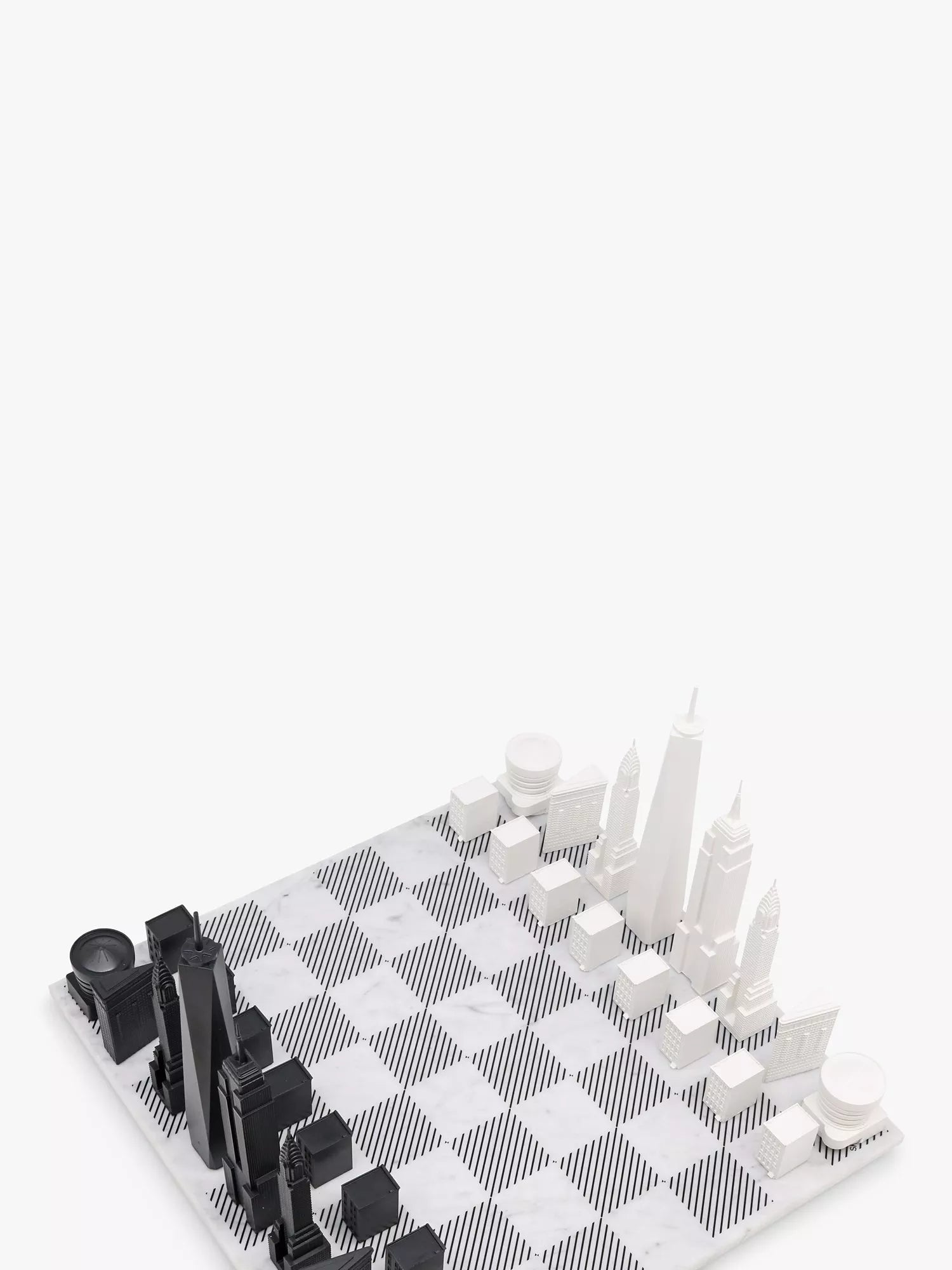 Skyline Chess New York City marble board chess set - British product