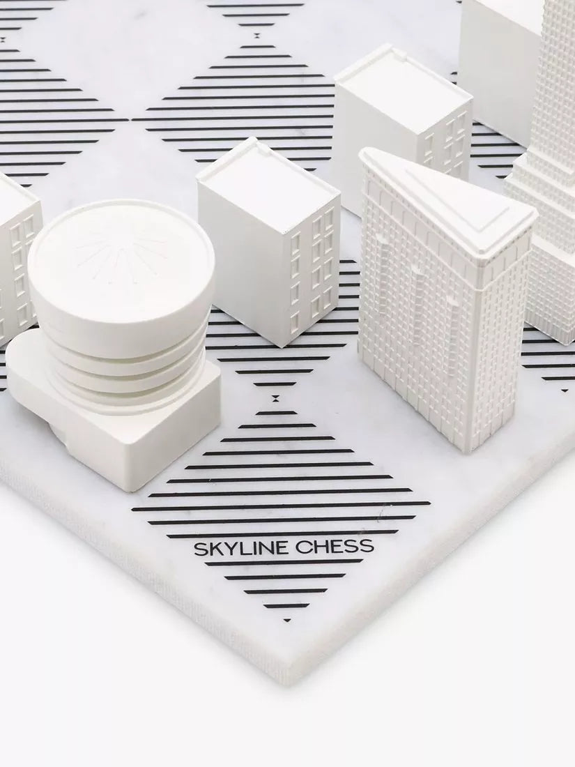 Skyline Chess New York City marble board chess set - British product