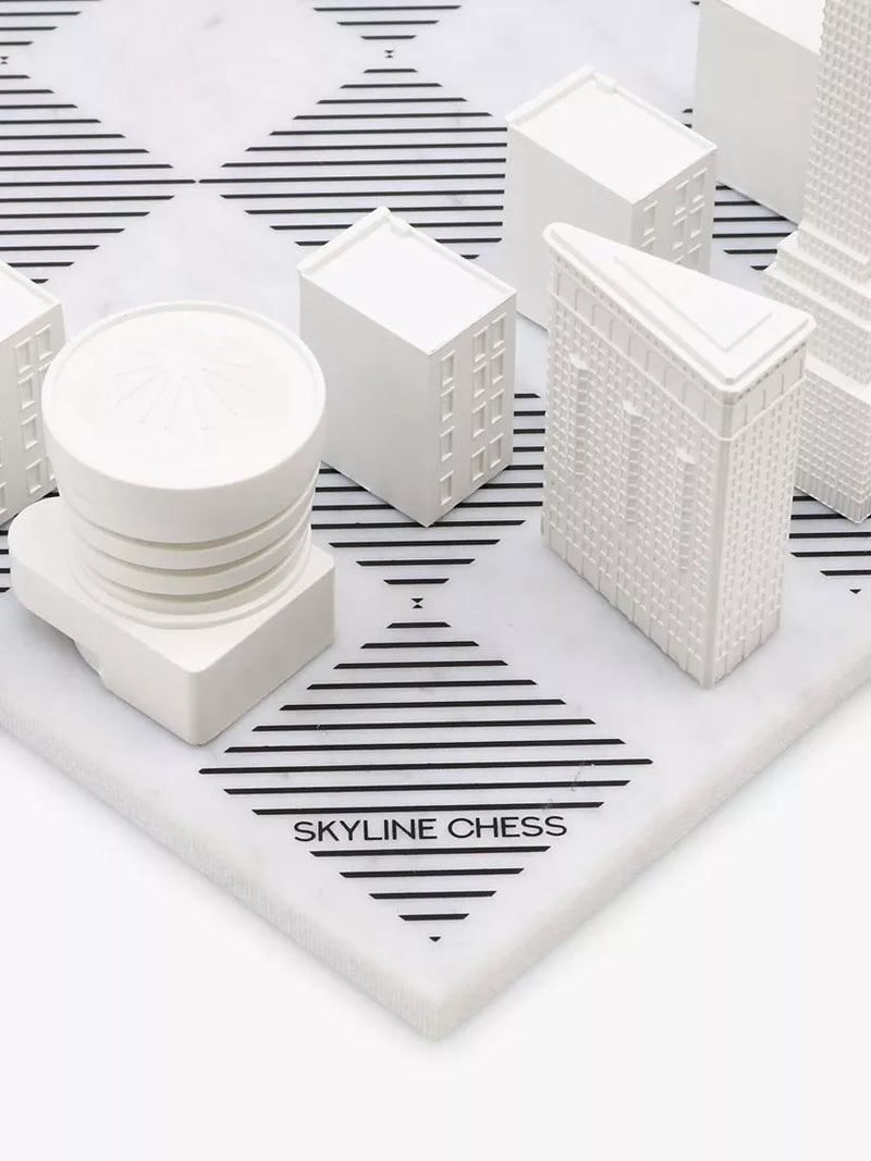 Skyline Chess New York City marble board chess set - British product