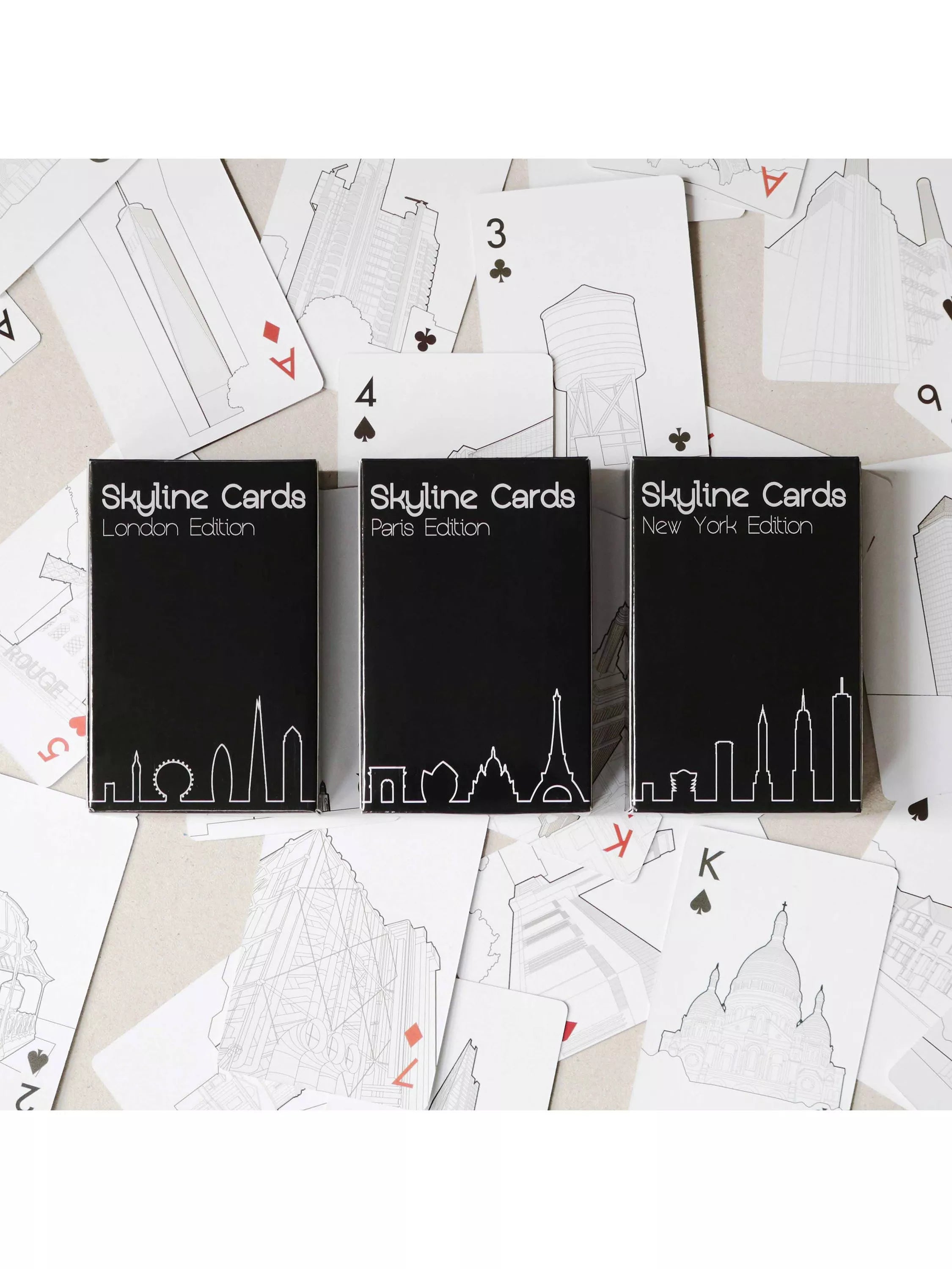Skyline Chess famous skylines playing cards deck - British product