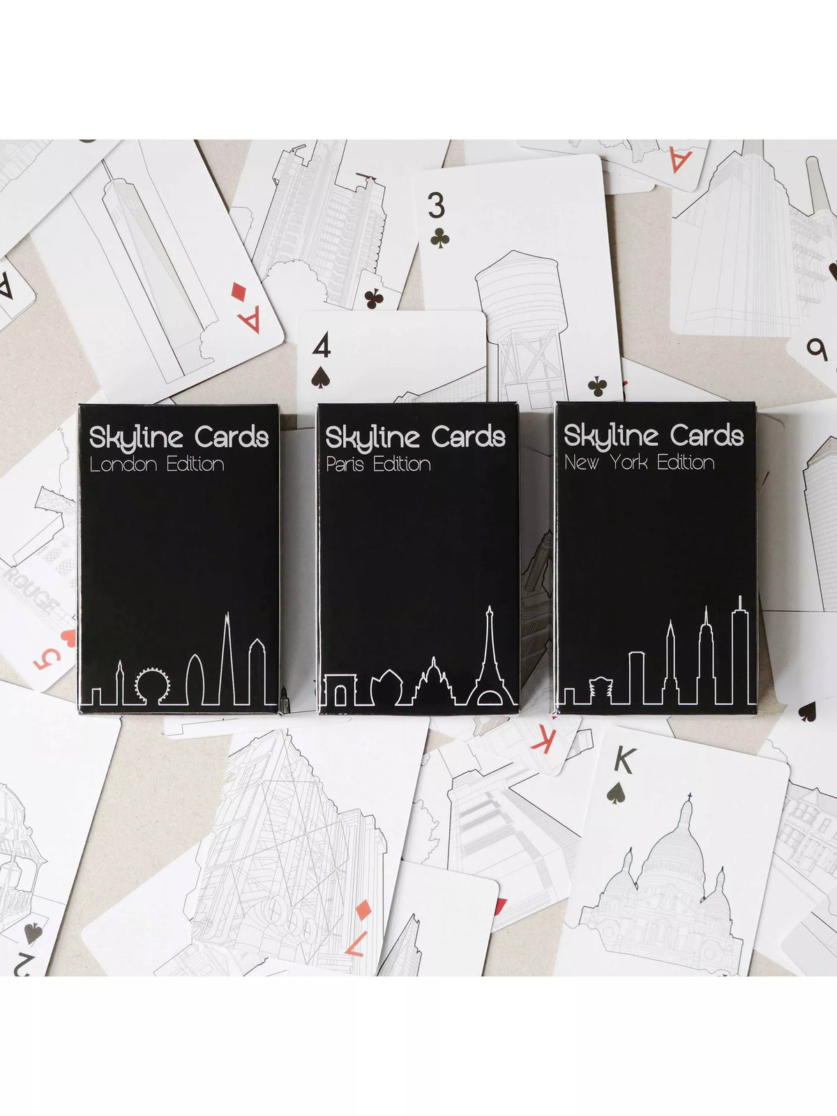 Skyline Chess famous skylines playing cards deck - British product