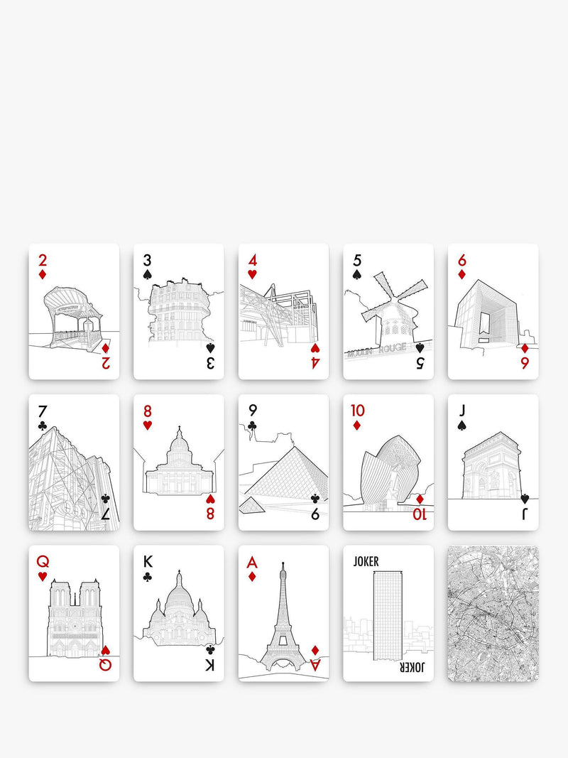 Skyline Chess famous skylines playing cards deck - British product