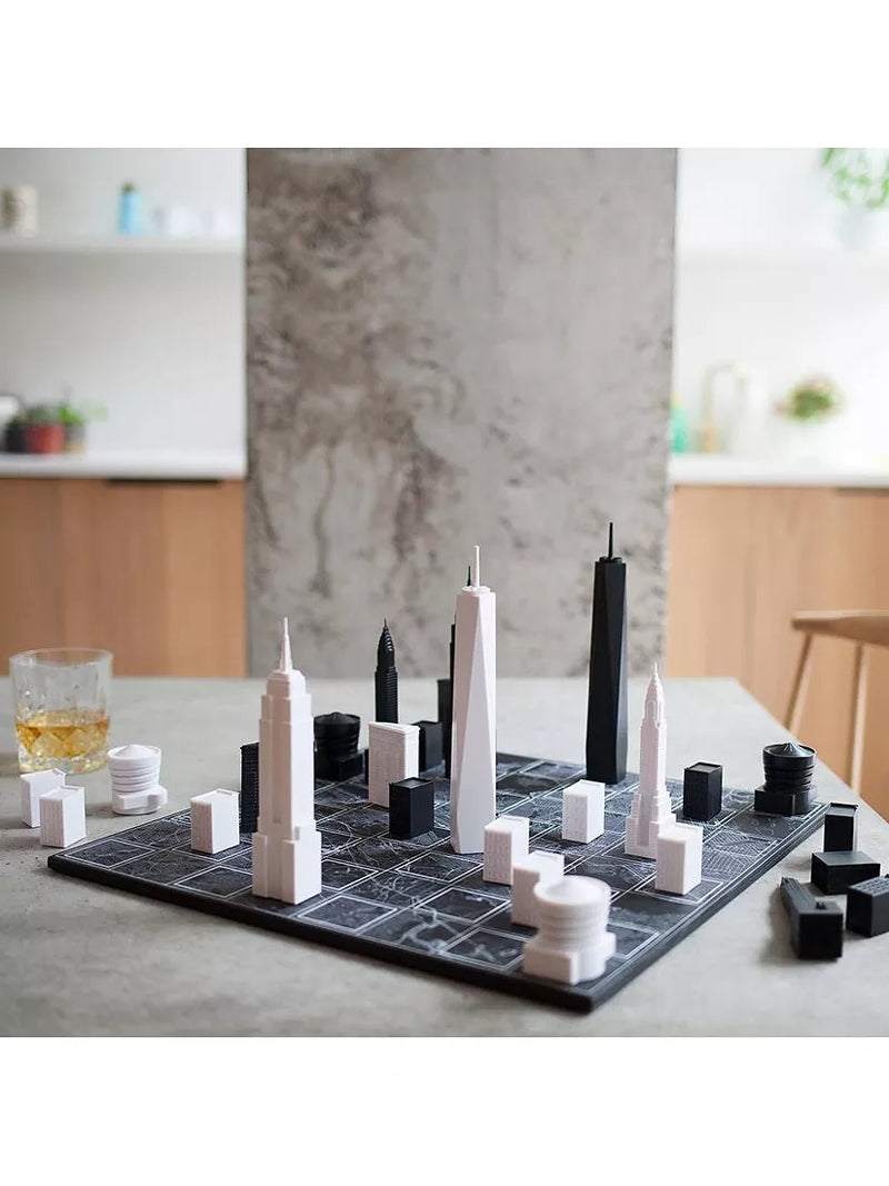 Skyline Chess New York City chess set, UK version