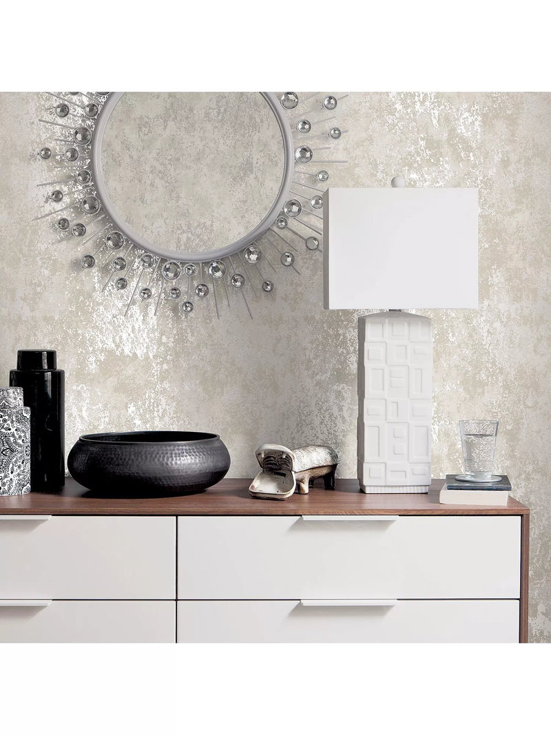 Galerie metallic industrial wallpaper roll W53 x D10cm - British product