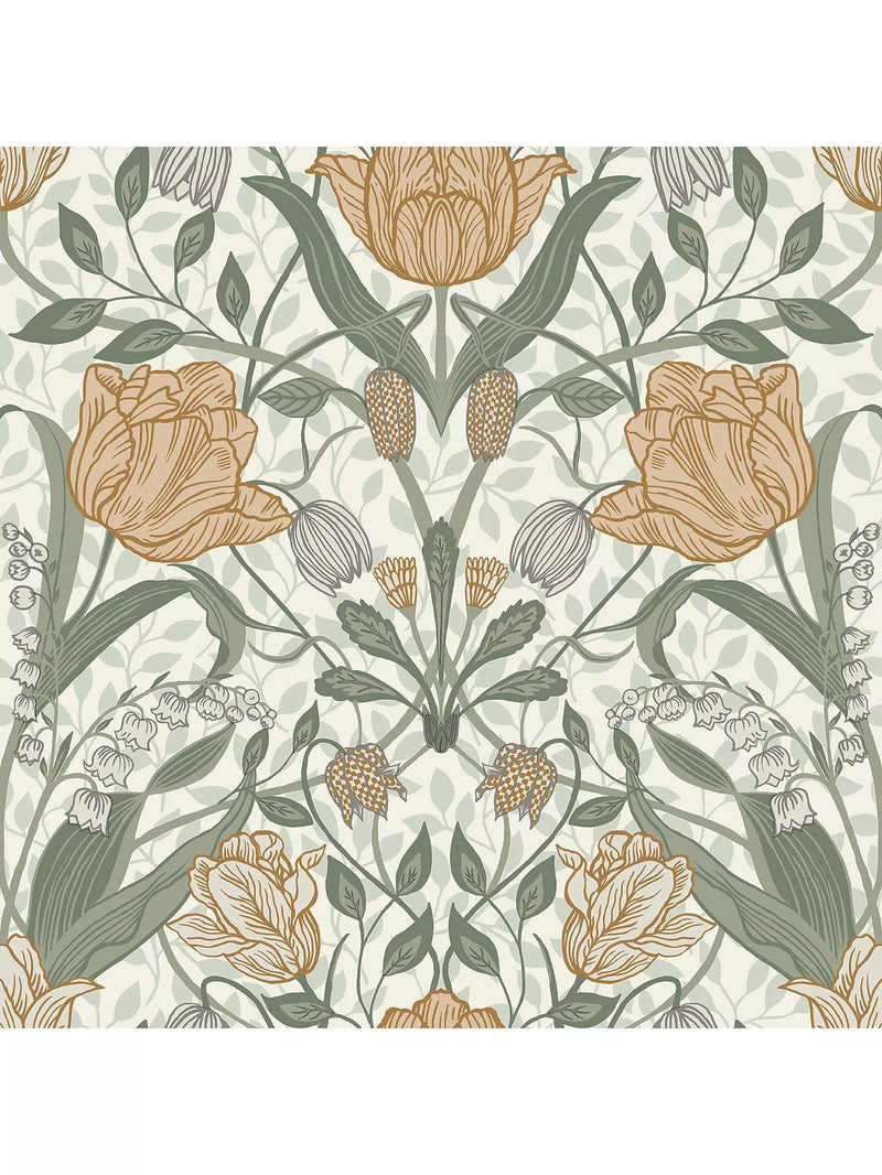 Galerie Tulip Trail wallpaper 53cm wide, imported from the UK