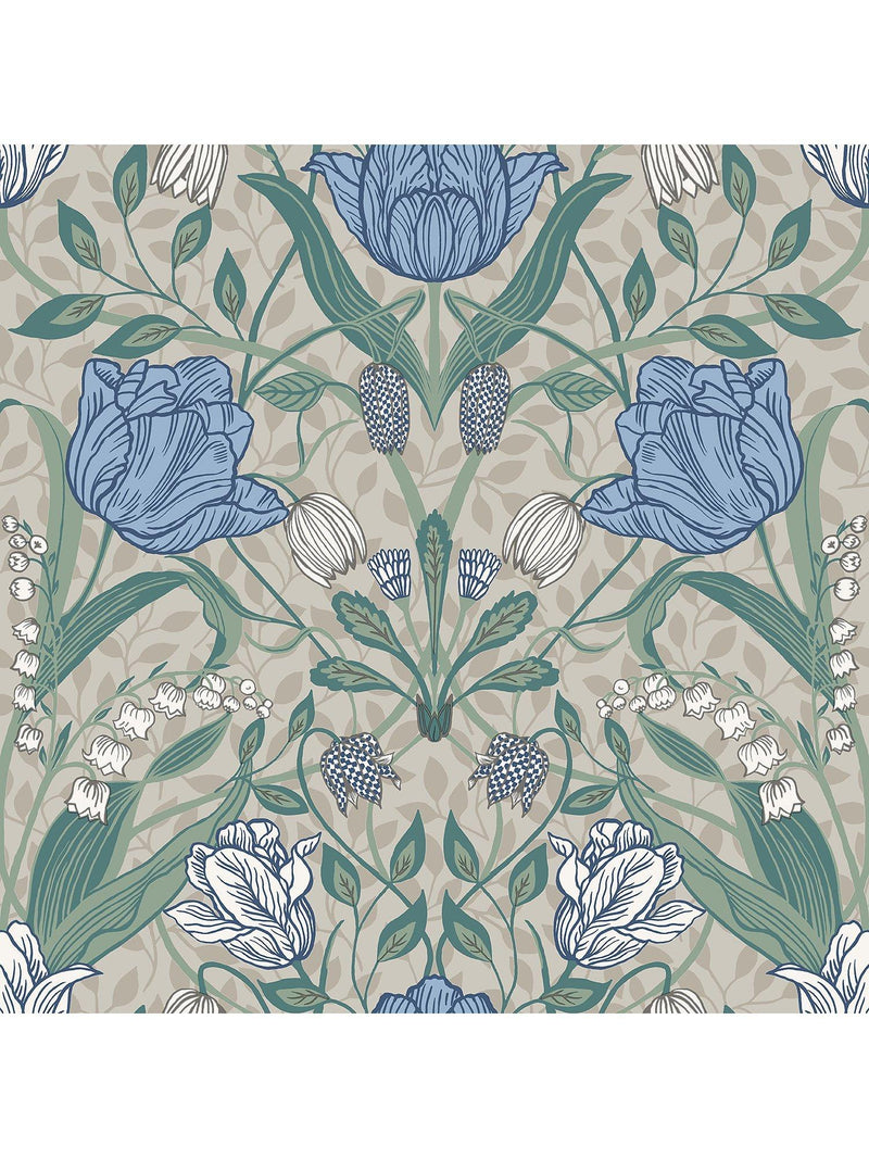 Galerie Tulip Trail wallpaper 53cm wide, imported from the UK