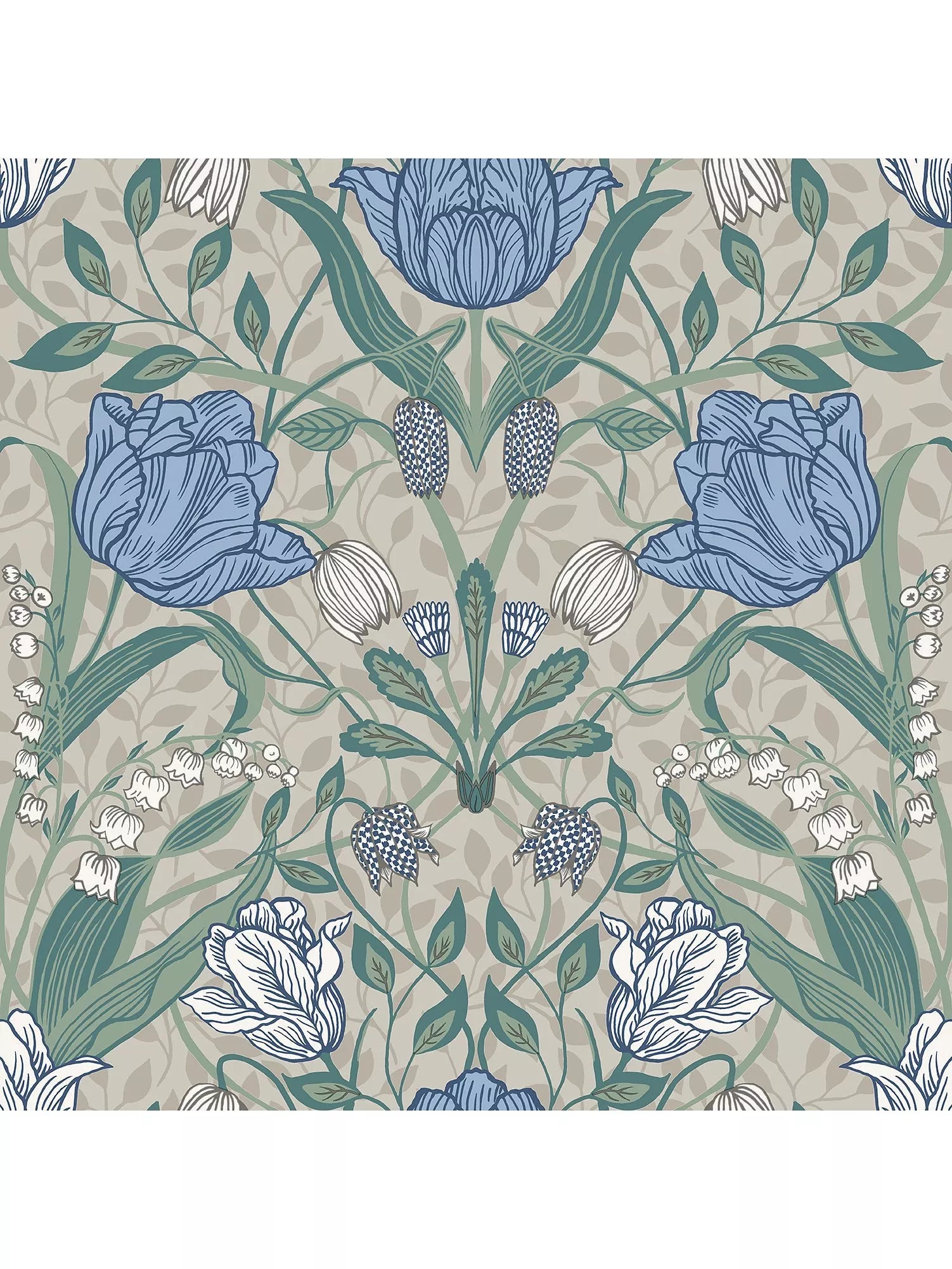 Galerie Tulip Trail Wallpaper - Floral - 53cm x 10cm