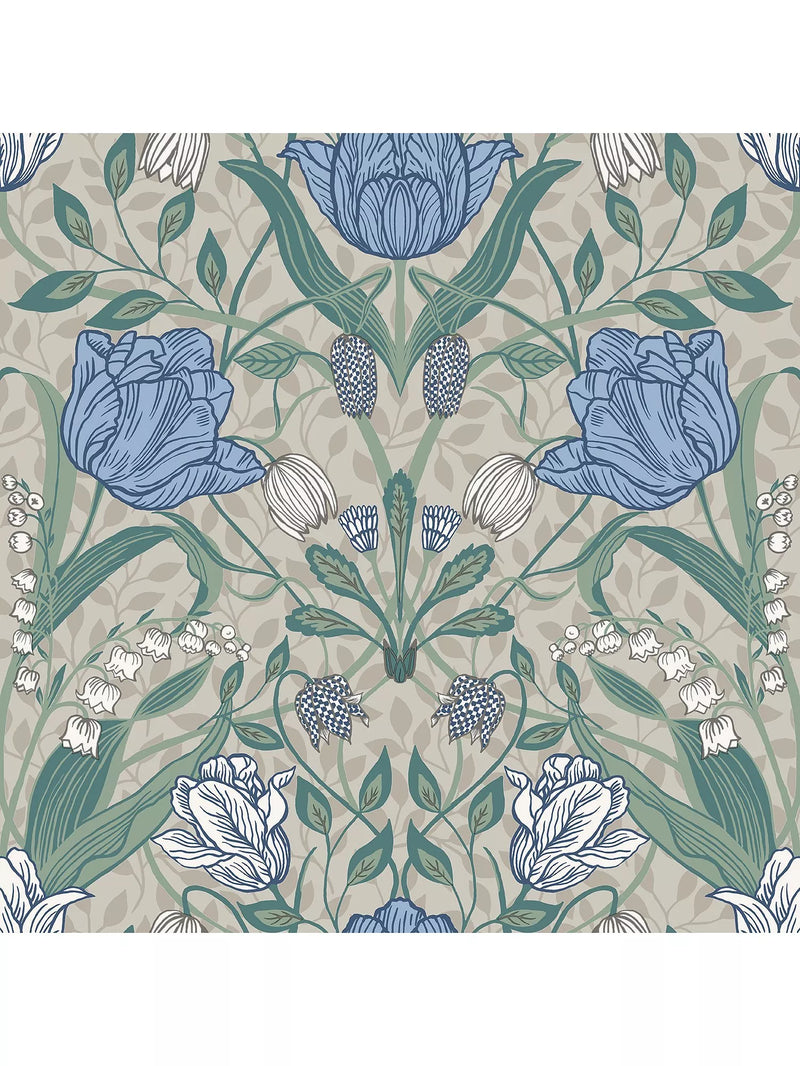 Galerie Tulip Trail Wallpaper - Floral - 53cm x 10cm
